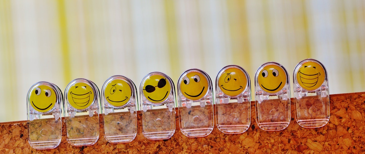 Verschiedene Emoticons