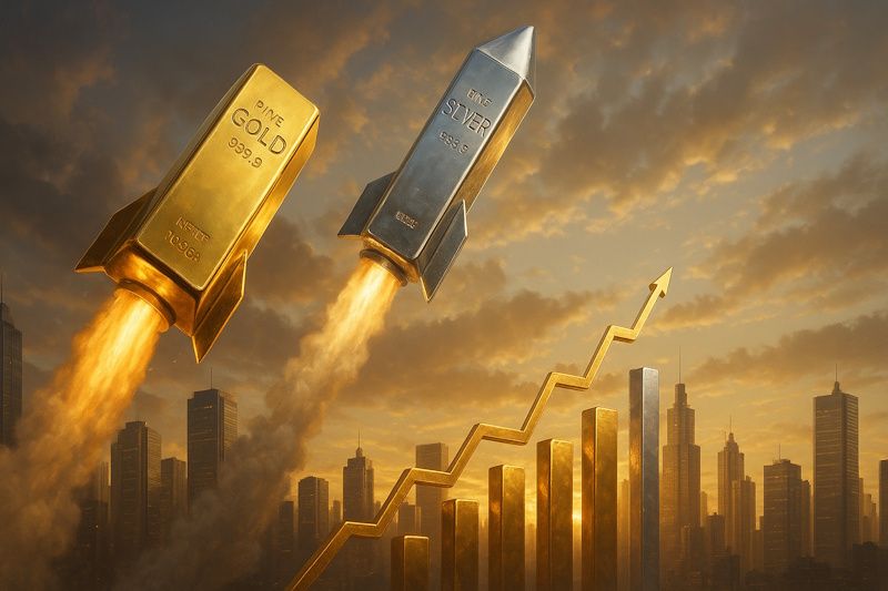 Gold und Silber im Höhenrausch - Kursraketen